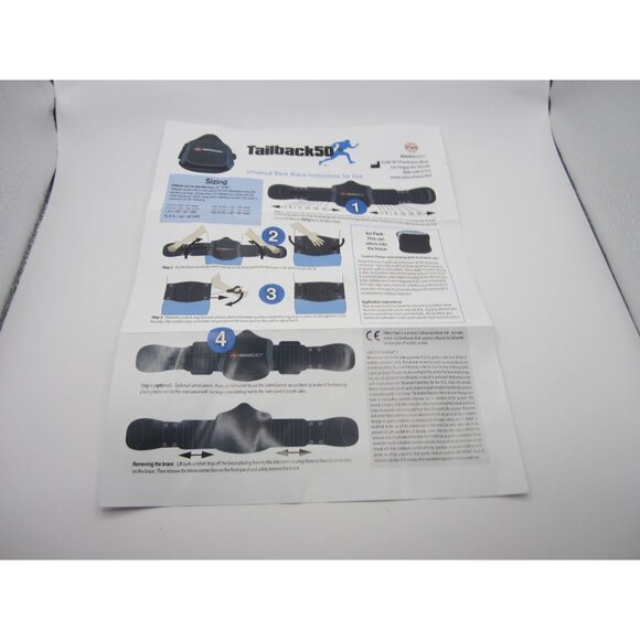 Tailback 50™ Back Brace  25 to 56 Inch Waist Circumference Adult - Picture 4 of 7